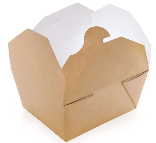 Товар контейнер крафт (600 мл), 130х105х64 мм в ассортименте каталога