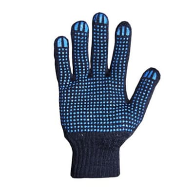 Товар перчатки хб с пвх, графит, 10 кл/4 нити (10пар/уп, 500пар/кор) в категории каталога средства индивидуальной защиты