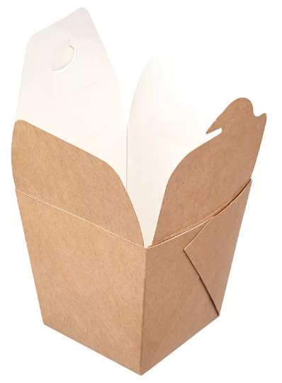 Товар упаковка для лапши вок (460 мл), 102х89х102 мм в категории каталога пищевые коробки