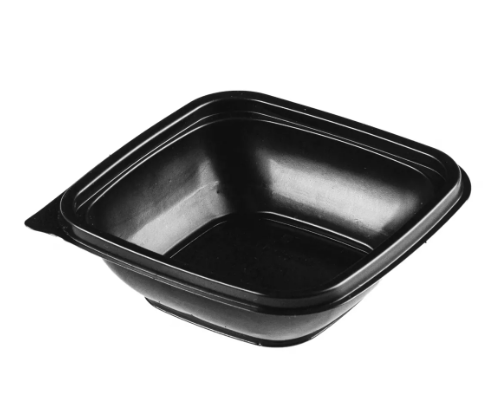 Товар контейнер 250 мл, 126х126х38 мм, юпк-1212, черный, рр  (50 шт/упак, 500 шт/кор) в категории каталога контейнеры для горячего (pp)  