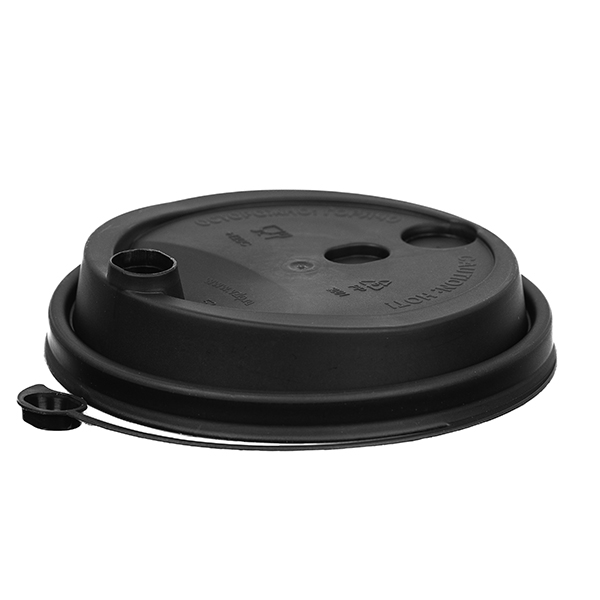 Товар крышка черная с клапаном pp, d-90 мм в категории каталога пластиковые крышки