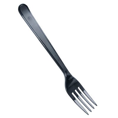 Товар вилка столовая "премиум" 180 мм, прозрачная, ps (50 шт/упак, 2500 шт/кор) в категории каталога вилки пластиковые