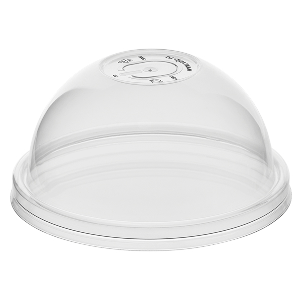Товар крышка "купол" (ø90 мм), с отверстием прозр, 50/1000/кор в категории каталога стаканы пэт,рр