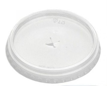 Товар крышка d=95 мм, прозрачная, с прорезью "х", pet в категории каталога пластиковые крышки