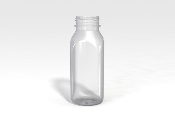 Товар бутылка 0,33 л, квадратная, прозрачная, горло 38 мм, с колпачком, пэт (156 шт/пак) в категории каталога бутылки пэт