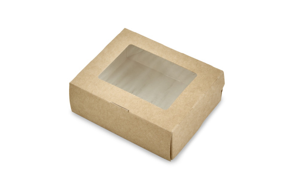 Купить Контейнер крафт с окном (1000 мл), 200х120х40 мм в Каперфлексе Товар контейнер крафт с окном (1000 мл), 200х120х40 мм в ассортименте каталога