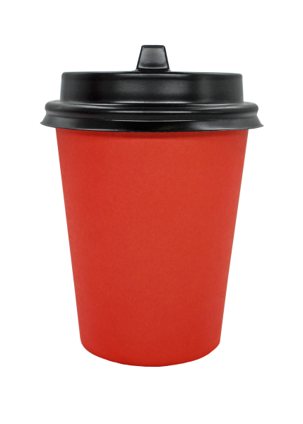 Товар стакан красный однослойный 200 мл в категории каталога стаканы бумажные однослойные