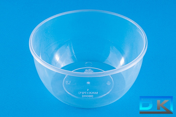 Товар контейнер круглый без крышки "плошка" (360 мл), d-112 мм в категории каталога контейнеры для горячего (pp)  