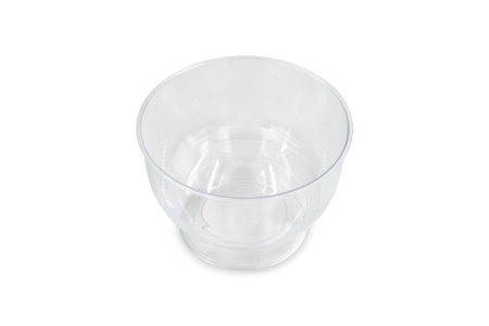 Товар креманка круглая пс (200 мл), 90х90х65 мм, прозрачная в категории каталога контейнеры для холодного (ps,pet) 