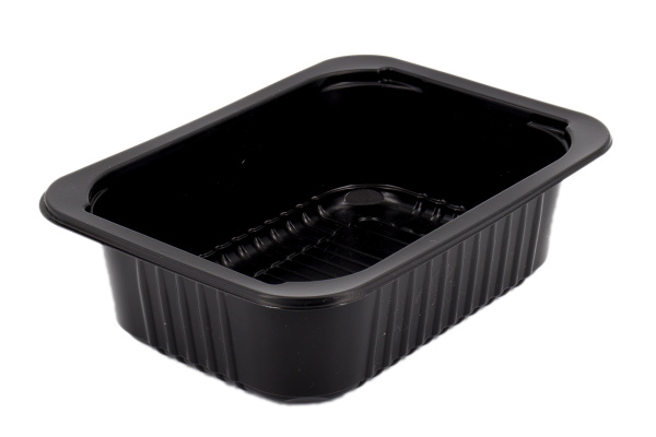 Товар лоток 187х137х55 мм, 800 мл, чёрный, под запайку, рр (616 шт/кор) в категории каталога лотки под запайку