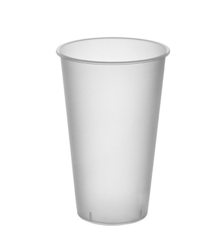 Товар стакан bubble cup 500 мл, прозрачный матовый, рр (20 шт/упак, 400 шт/кор)  в категории каталога стаканы одноразовые